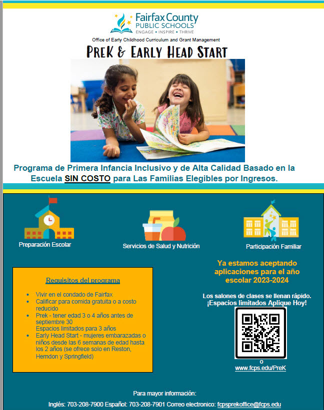 PreK & Early Head Start Registration